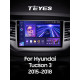 Android head unit Teyes CC3 4+32 Gb Hyundai Tucson 3 2015-2018 (A) 9" 2k