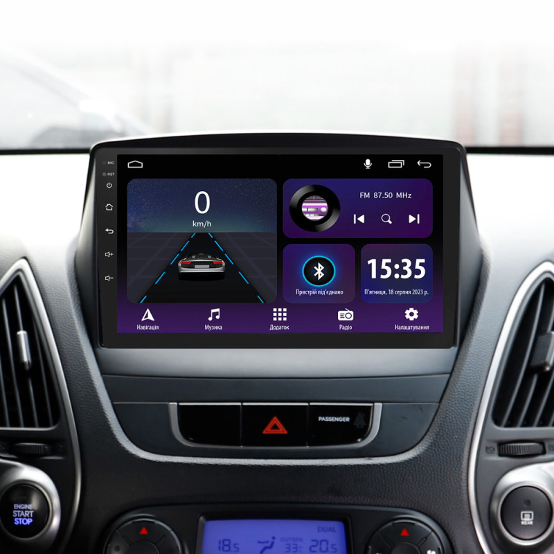Magazynofon Sigma E9232 ANDROID 10 2+32 GB Hyundai Tucson 2 LM IX35 2009-2015 (AB) 9