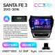 Android head unit Teyes CC3 6+128 Gb Hyundai Santa Fe 3 2013-2016 (A) 9" 2k