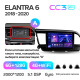 Android head unit Teyes CC3 6+128 Gb with 360° surround view° Hyundai Elantra 6 2018-2020 (A) 9" 2k