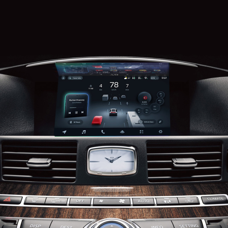 Android head unit Teyes CC4 Pro 8+128 Gb Infiniti Q70 1 2013-2020 9" 2k (L3)