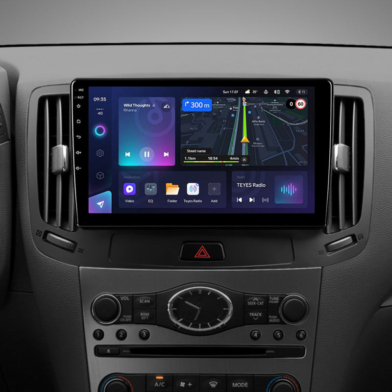 Android head unit Teyes CC3L 4+64 Gb Infiniti G4 G25 G35 G37 2006-2013 9" (L3)