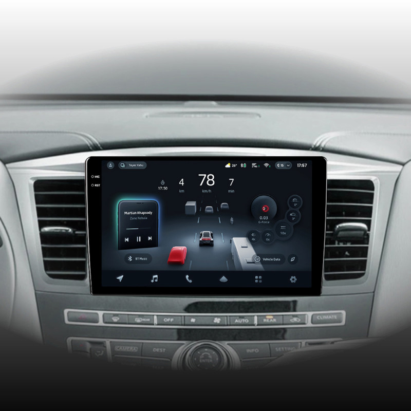 Android head unit Teyes CC4 Pro 8+128 Gb Infiniti QX60 1 2016-2020 9" 2k (L3)