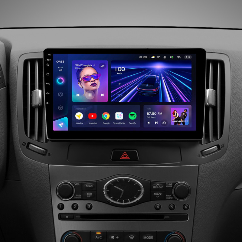 Equipo de radio original Teyes CC3 4 + 32 GB para Infiniti G4, G25, G35, G37 (2006–2013), 9