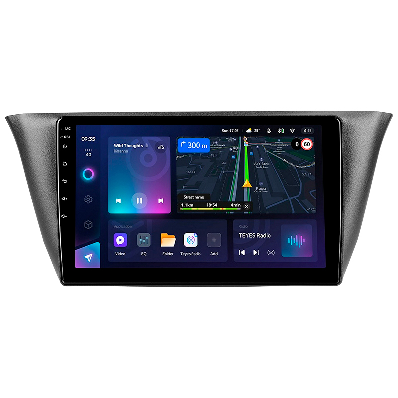 Android head unit Teyes CC3L 4+32 Gb Iveco Daily 6 2014-2022 9"