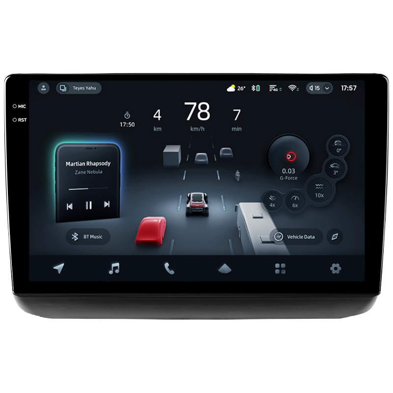 Android head unit Teyes CC4 Pro 8+128 Gb Jeep Grand Cherokee WK2 2013-2020 (F1) 9" 2k (L1)