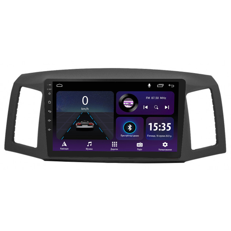 Android head unit SIGMA E10232 ANDROID 10 2+32 Gb Jeep Grand Cherokee 2005-2007 10"