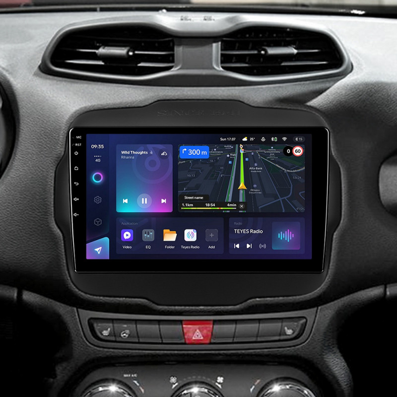 Android head unit Teyes CC3L 4+64 Gb Jeep Renegade 2014-2018 9"
