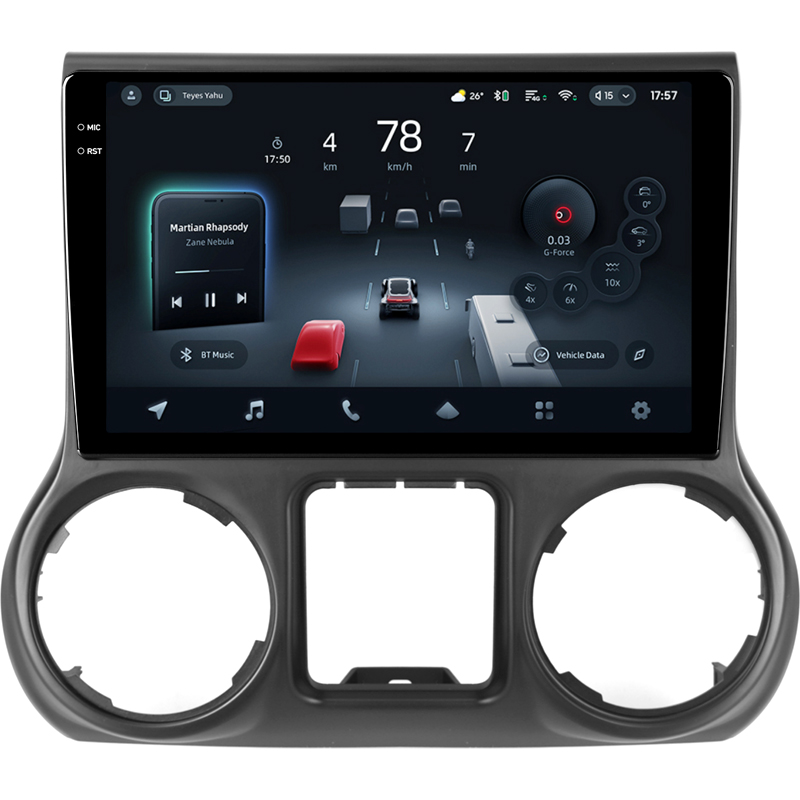 Android head unit Teyes CC4 Pro 8+128 Gb Jeep Wrangler 3 JK 2010-2017 (L14) 10" 2k (L1)