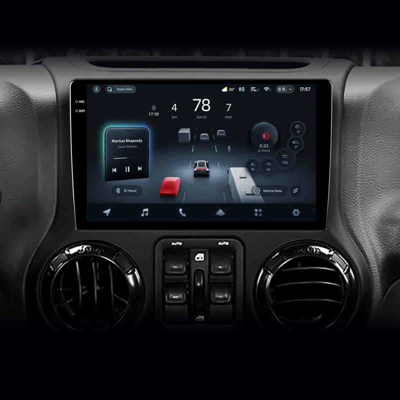 Android head unit Teyes CC4 Pro 8+128 Gb Jeep Wrangler 3 JK 2010-2017 (L15) 10" 2k (L1)