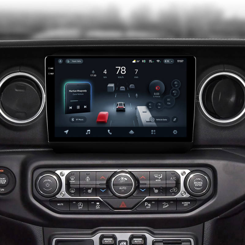 Android head unit Teyes CC4 Pro 8+128 Gb Jeep Wrangler 4 JL 2018-2019 9" 2k (L1)