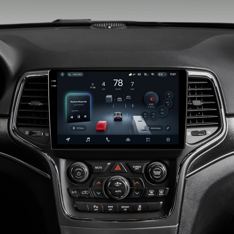 Android head unit Teyes CC4 Pro 8+128 Gb Jeep Grand Cherokee WK2 2013-2020 (F2) 9" 2k (L1)