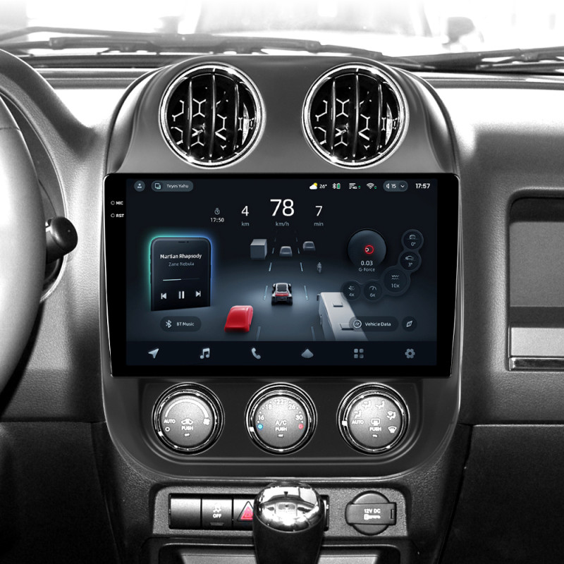 Android head unit Teyes CC4 Pro 8+128 Gb Jeep Compass 1 MK 2009-2015 10" 2k