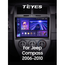 Android head unit Teyes CC3 6+128 Gb Jeep Compass 1 MK 2006-2010 10" 2k (L1)