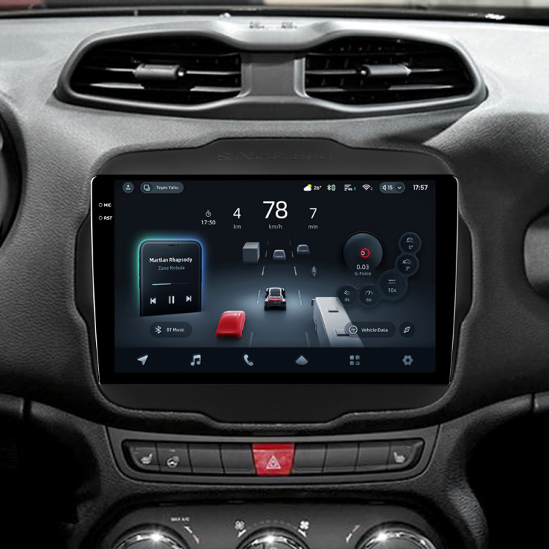 Android head unit Teyes CC4 Pro 12+256 Gb Jeep Renegade 2014-2018 9" 2k