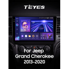 Android head unit Teyes CC3 6+128 Gb Jeep Grand Cherokee WK2 2013-2020 (F1) 9" 2k (L1)