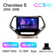 Android head unit Teyes CC3 6+128 Gb Jeep Cherokee 5 KL 2014-2018 10" 2k