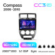Android head unit Teyes CC3 6+128 Gb with 360° surround view° Jeep Compass 1 MK 2006-2010 10" 2k (L1)