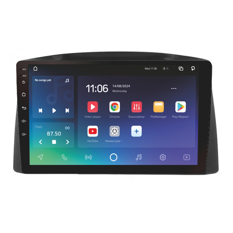 Android head unit SIGMA X10464 ANDROID 10 4+64 Gb 4G DSP Jeep Grand Cherokee 2004-2007 10"