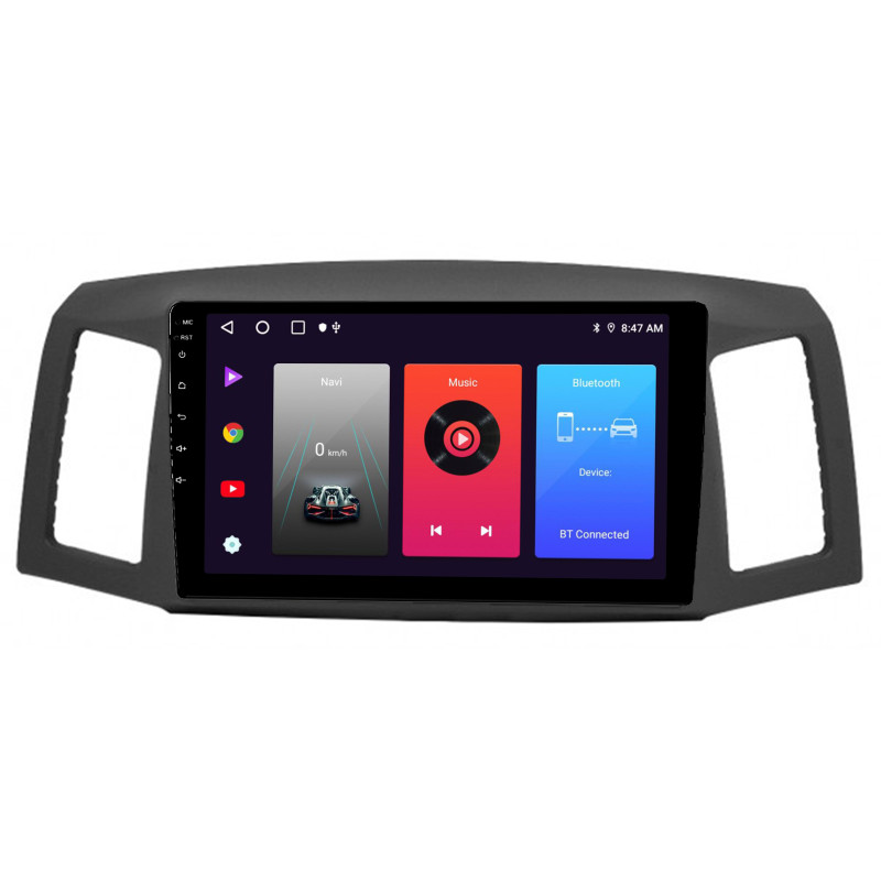 Android head unit SIGMA F10216 ANDROID 10 2+32 Gb Jeep Grand Cherokee 2005-2007 10"