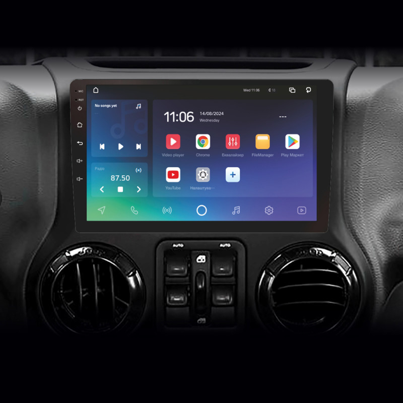Android head unit SIGMA PRO 10464 ANDROID 10 4+64 Gb 4G DSP Jeep Wrangler 3 JK 2010-2017 (L14) 10" (L1)