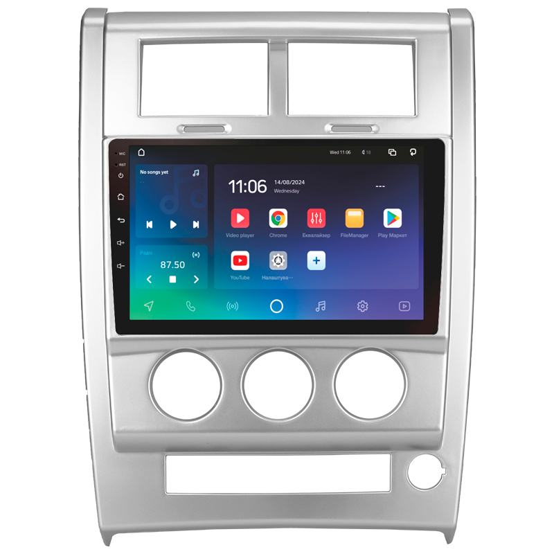 Android head unit SIGMA X10432 ANDROID 10 4+32 Gb 4G DSP Jeep Liberty 2 KK 2007-2012 Cherokee 4 KK 2007-2014 10" (L1)