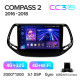 Android head unit Teyes CC3 4+32 Gb Jeep Compass 2 MP 2016-2018 10" 2k
