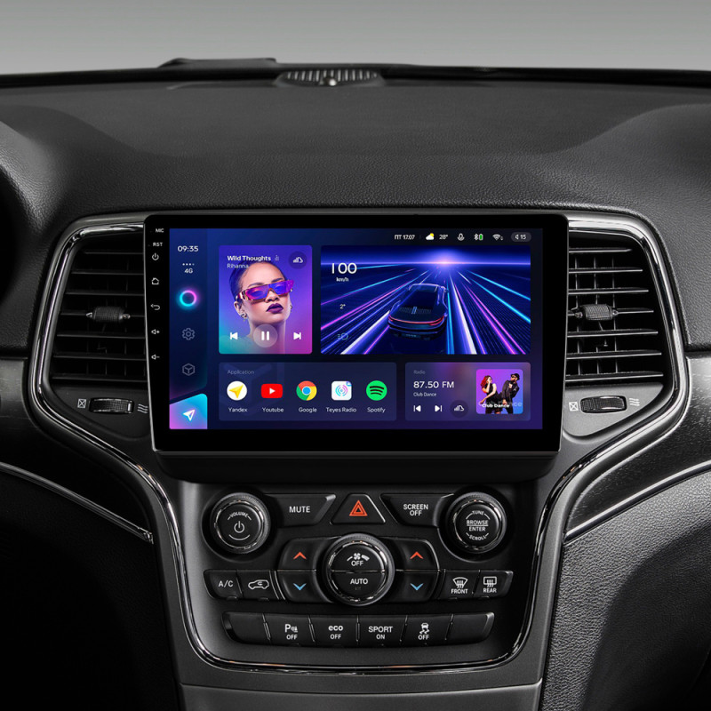 Štátní magnetofon Teyes CC3 4+32 GB pro Jeep Grand Cherokee WK2 (2013–2020, F1) 9