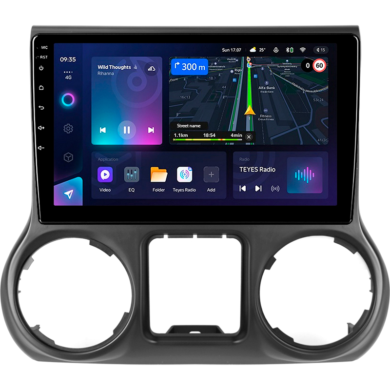 Android head unit Teyes CC3L 4+32 Gb Jeep Wrangler 3 JK 2010-2017 (L14) 10" (L1)