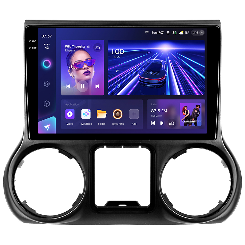 Android head unit Teyes CC3 4+32 Gb Jeep Wrangler 3 JK 2010-2017 (L14) 10" 2k (L1)