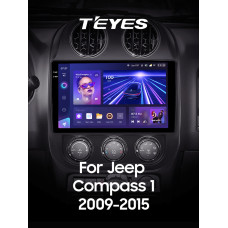 Android head unit Teyes CC3 4+64 Gb Jeep Compass 1 MK 2009-2015 10" 2k