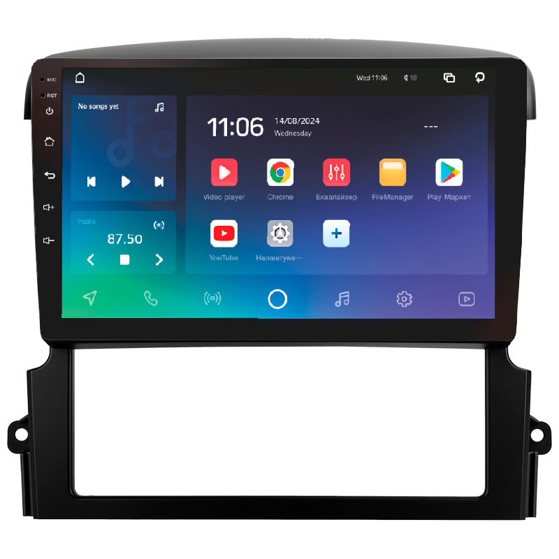 Android head unit SIGMA X9432 ANDROID 10 4+32 Gb 4G DSP Kia Sorento BL 2002 - 2011 9"