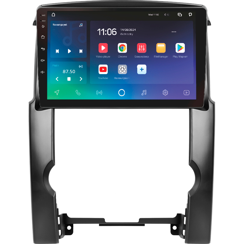 Android head unit SIGMA X10432 ANDROID 10 4+32 Gb 4G DSP Kia Sorento 2 XM 2009-2012 (B) 10"
