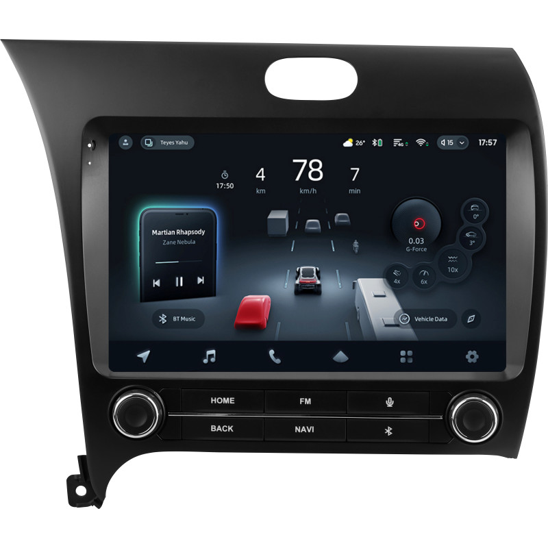 Android head unit Teyes CC4 Pro 8+128 Gb Kia Cerato 3 YD 2013-2017 (F3) 9" 2k (L1)