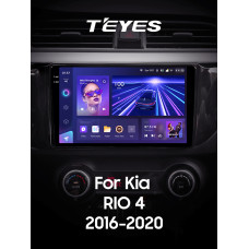 Android head unit Teyes CC3 4+64 Gb Kia RIO 4 2016-2020 (A) 9" 2k