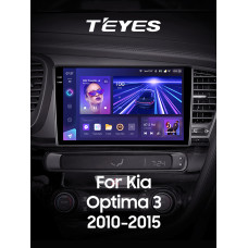 Android head unit Teyes CC3 6+128 Gb Kia Optima 3 K5 TF 2010-2015 (F1) 9" 2k
