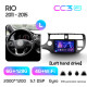 Android head unit Teyes CC3 6+128 Gb with 360° surround view° Kia RIO 4 K3 2011-2015 9" 2k