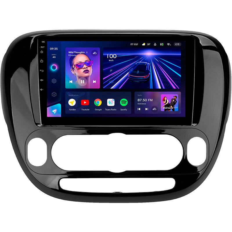 Odtwarzacz multimedialny Teyes CC3 4+32 GB do Kia Soul 2 PS (2013–2019) (B), 9 cali
