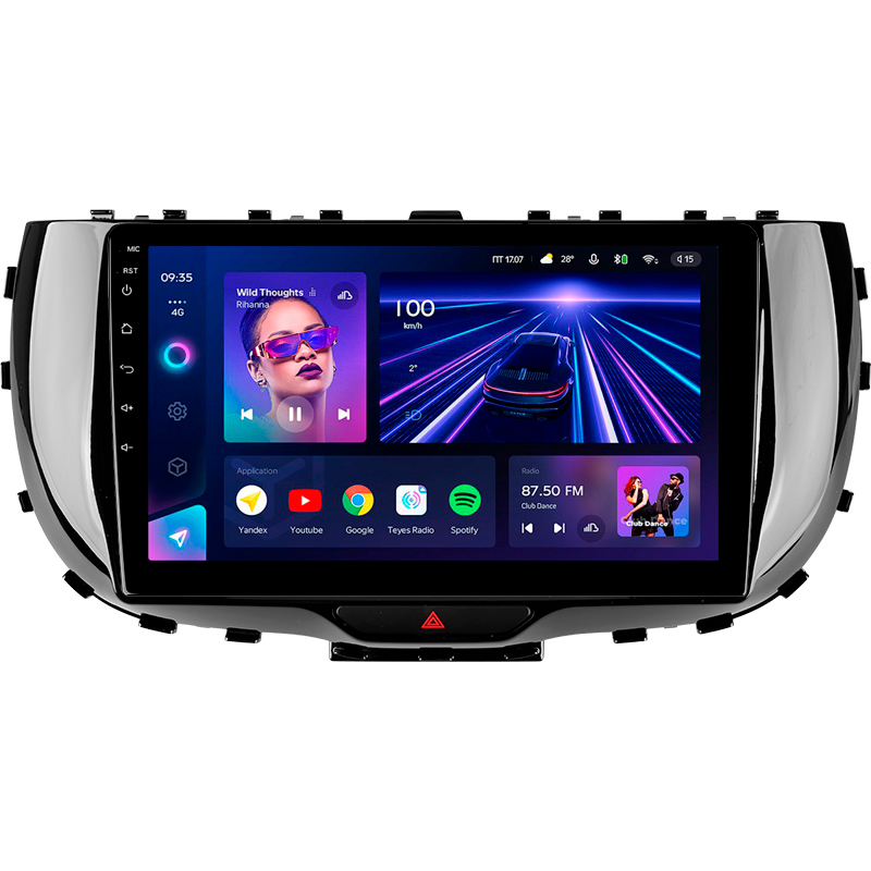 Android head unit Teyes CC3 4+32 Gb Kia Soul SK3 2019-2020 9"