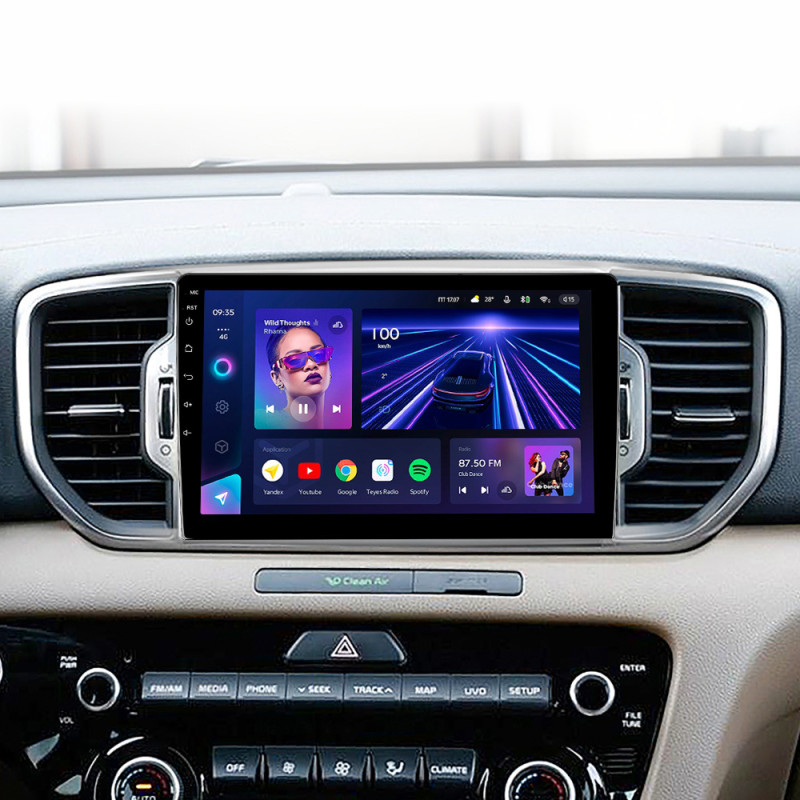 Android head unit Teyes CC3 4+32 Gb Kia Sportage 4 QL 2016-2018 (B) 9"