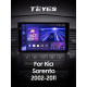 Android head unit Teyes CC3 6+128 Gb Kia Sorento BL 2002 - 2011 9" 2k