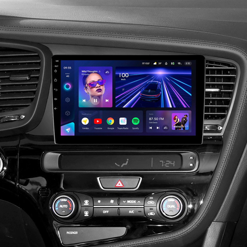 Android head unit Teyes CC3 4+32 Gb Kia Optima 3 K5 TF 2010-2015 (F1) 9"