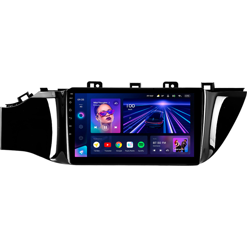 Android head unit Teyes CC3 4+32 Gb Kia RIO 4 2016-2020 (B) 9"