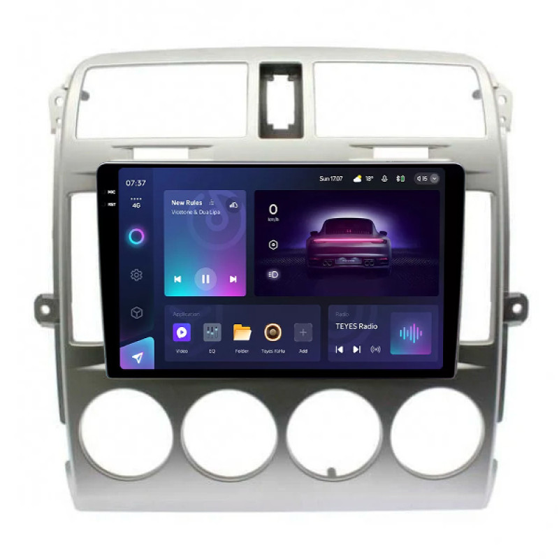 Android head unit Teyes CC3 4+32 Gb Kia CARNIVAL 2002-2008 Sliver 9" 2k