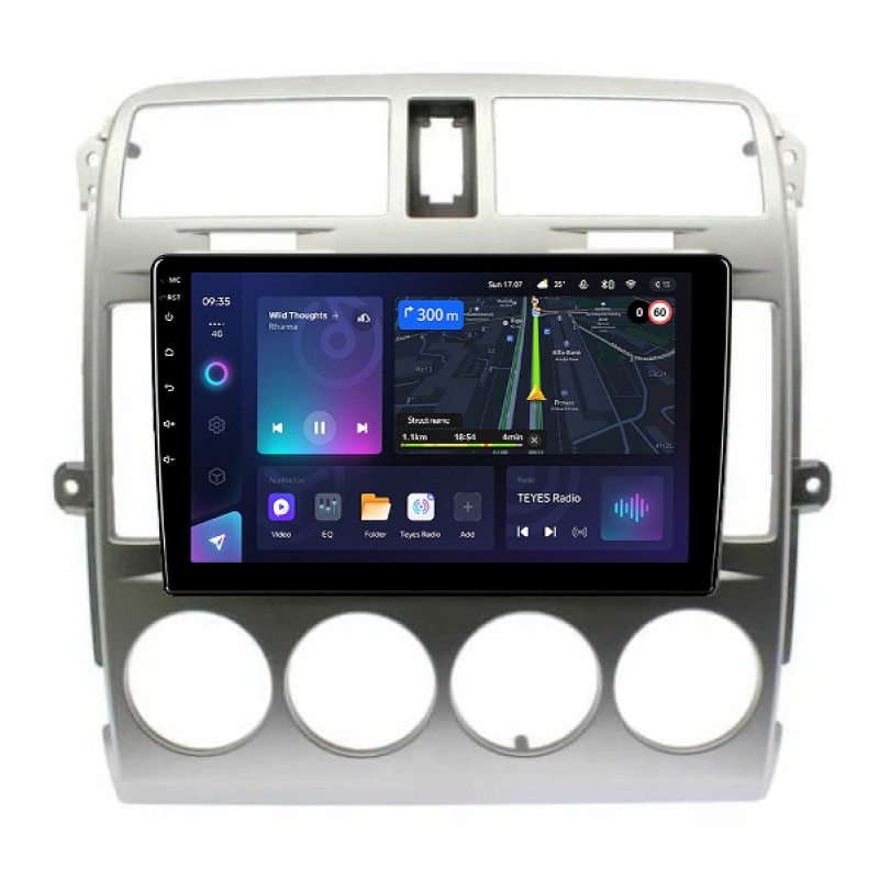 Android head unit Teyes CC3L 4+64 Gb Kia CARNIVAL 2002-2008 Sliver 9"