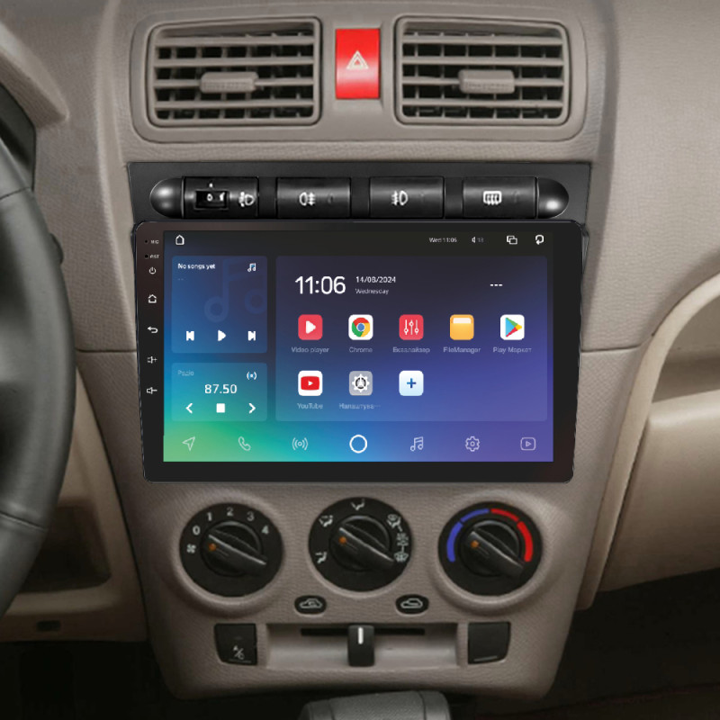 Android head unit SIGMA X9432 ANDROID 10 4+32 Gb 4G DSP Kia Picanto SA Morning 2004-2007 9"