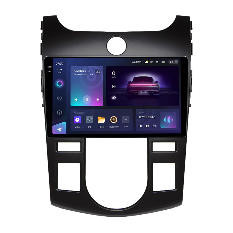 Android head unit Teyes CC3 6+128 Gb Kia Cerato 2 TD 2008-2013 (F2) Black 9" 2k