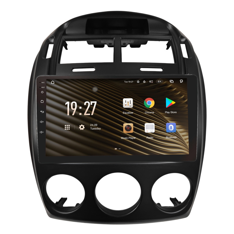 Android head unit SIGMA S9432 ANDROID 10 4+32 Gb 4G DSP Kia Cerato 1 LD 2005-2006 Manual Black 9"