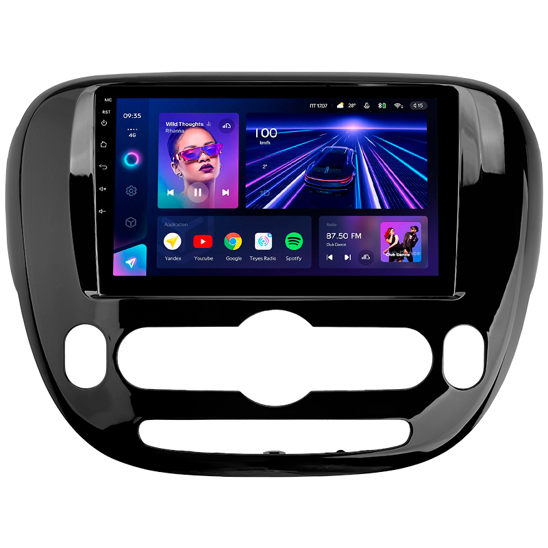 Odtwarzacz multimedialny Teyes CC3 4+32 GB do Kia Soul 2 PS (2013–2019) (A) 9