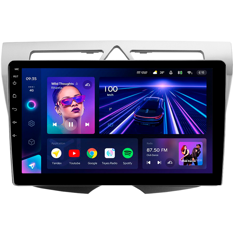 Android head unit Teyes CC3 4+32 Gb Kia Morning picanto 2007-2011 9"
